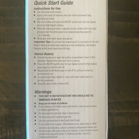 Proactiv Pore Cleansing Brush - Charcoal Infused Face Brush 360 Rotation- NIB - Picture 2 of 3